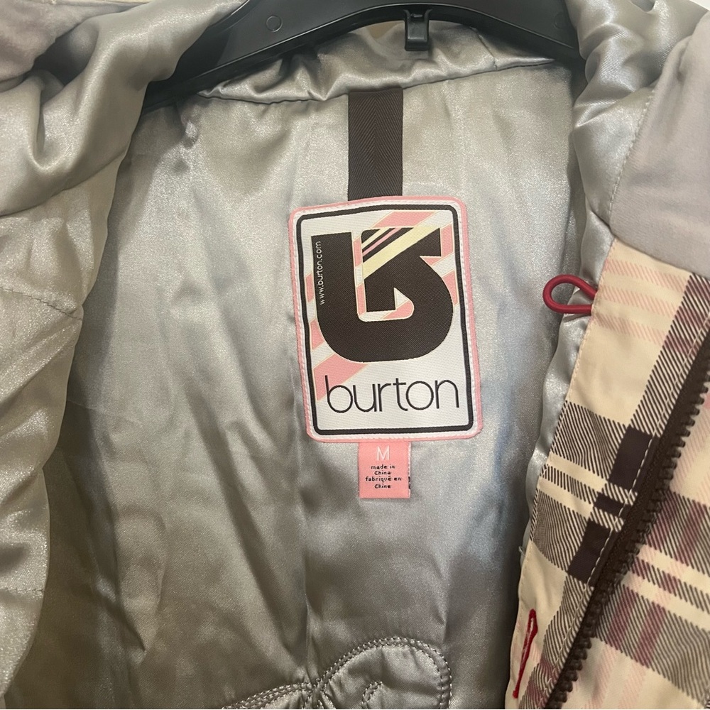 Burton Plaid Women’s Snowboarding Jacket - Picture 4 of 13